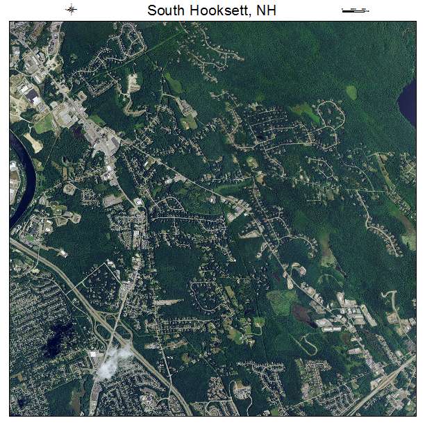 South Hooksett, NH air photo map