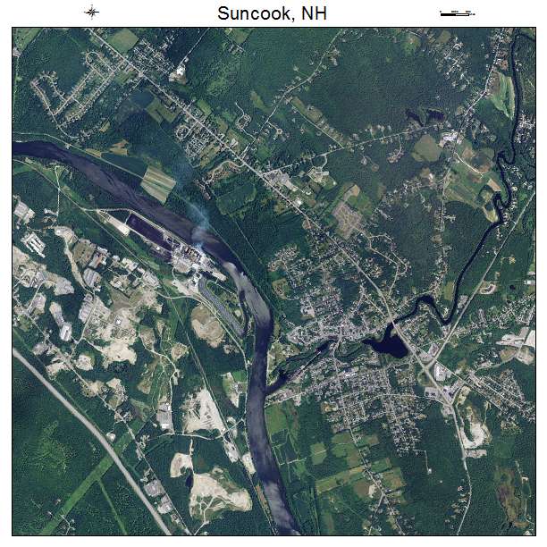 Suncook, NH air photo map