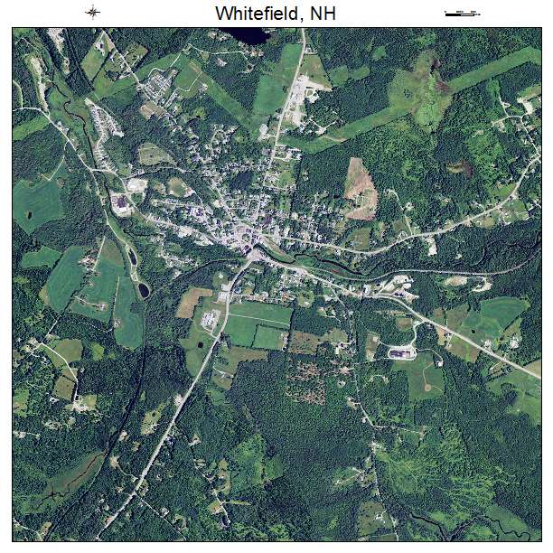 Whitefield, NH air photo map