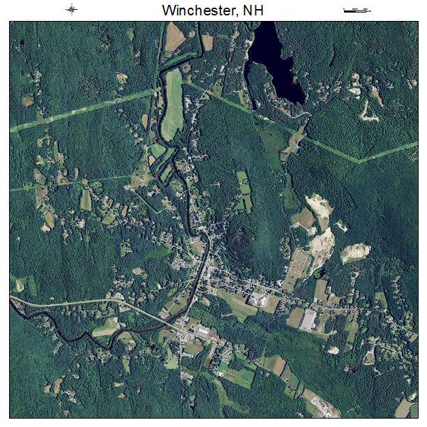 Winchester, NH air photo map