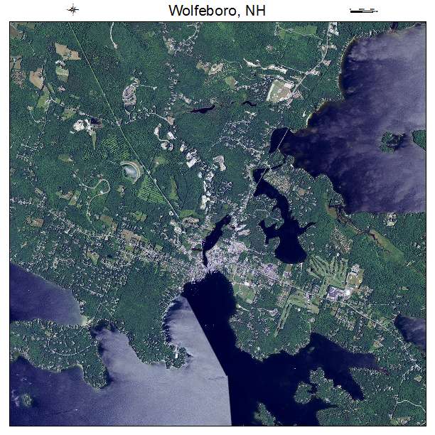 Wolfeboro, NH air photo map