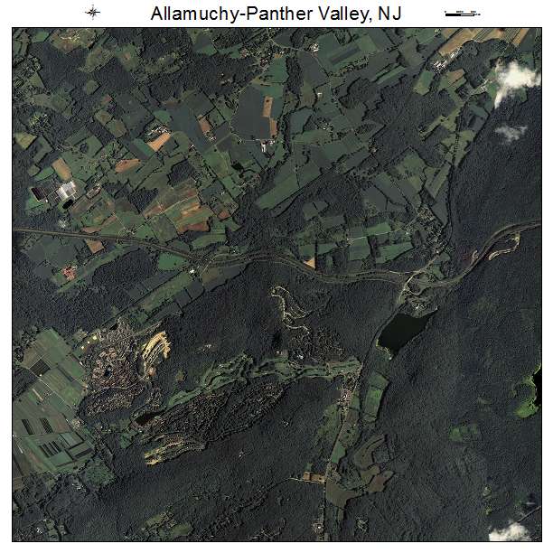 Allamuchy Panther Valley, NJ air photo map