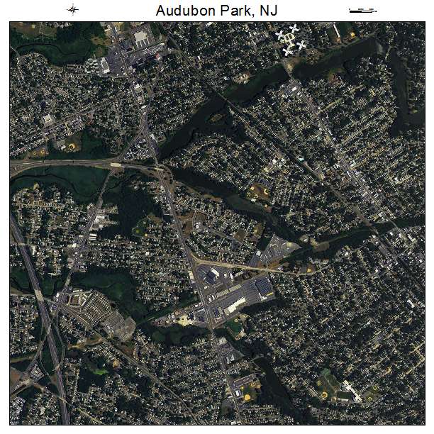 Audubon Park, NJ air photo map