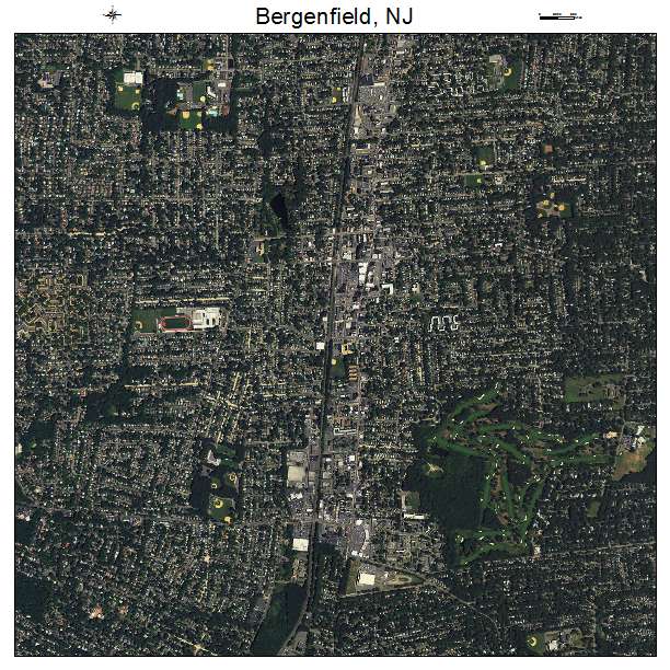 Bergenfield, NJ air photo map