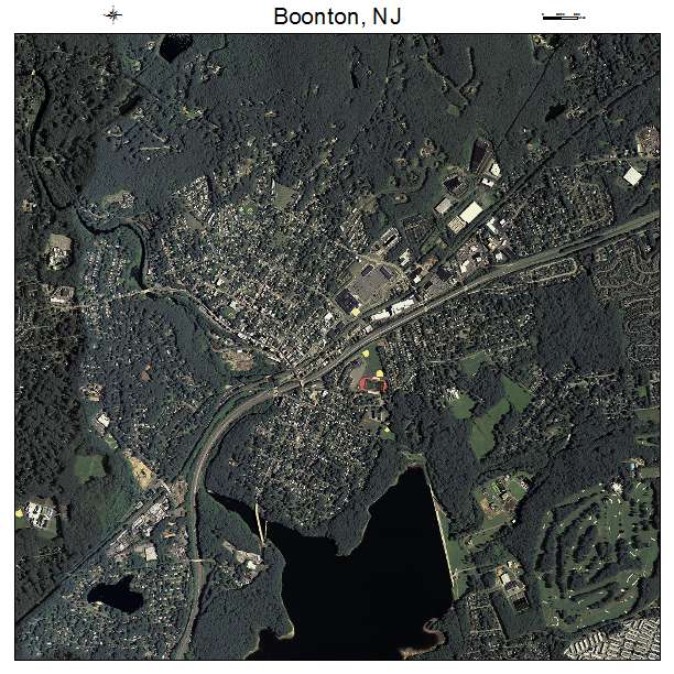 Boonton, NJ air photo map