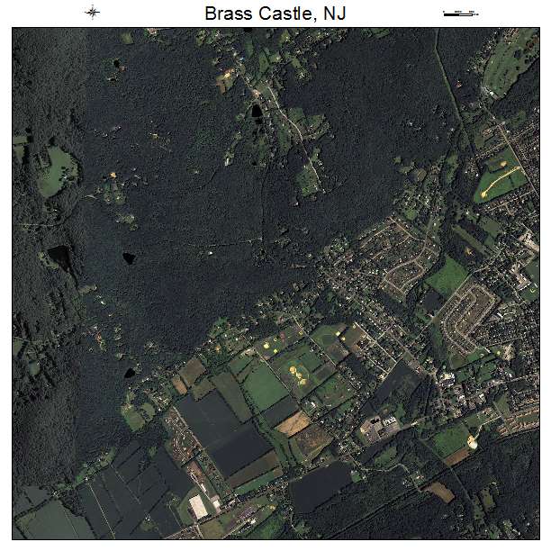 Brass Castle, NJ air photo map