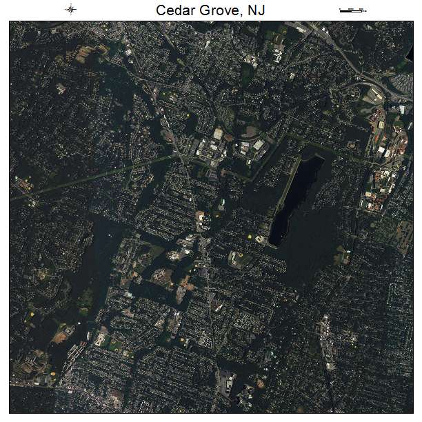 Cedar Grove, NJ air photo map