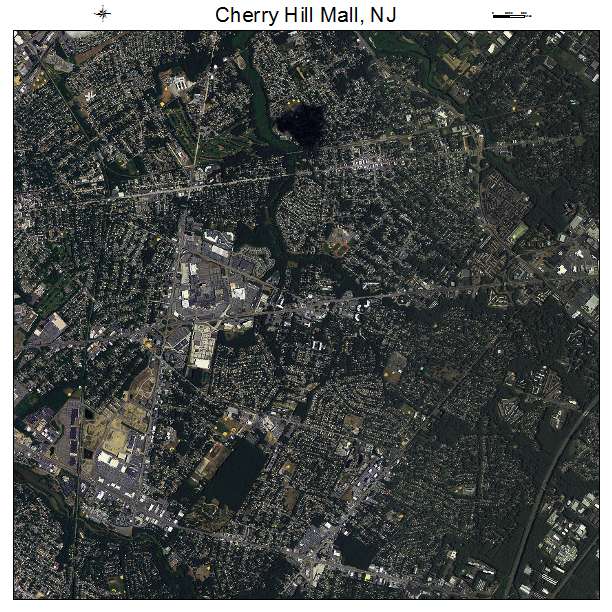 Cherry Hill Mall, NJ air photo map