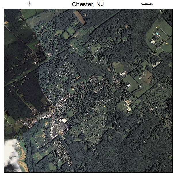 Chester, NJ air photo map
