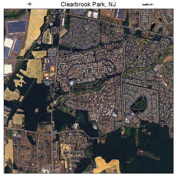 Clearbrook Park, NJ air photo map