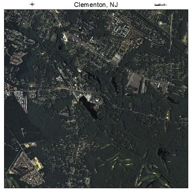 Clementon, NJ air photo map