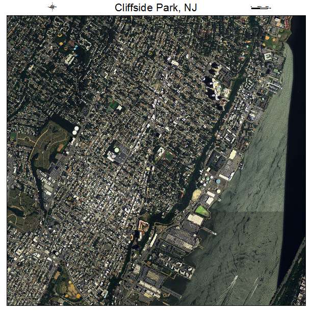 Cliffside Park, NJ air photo map
