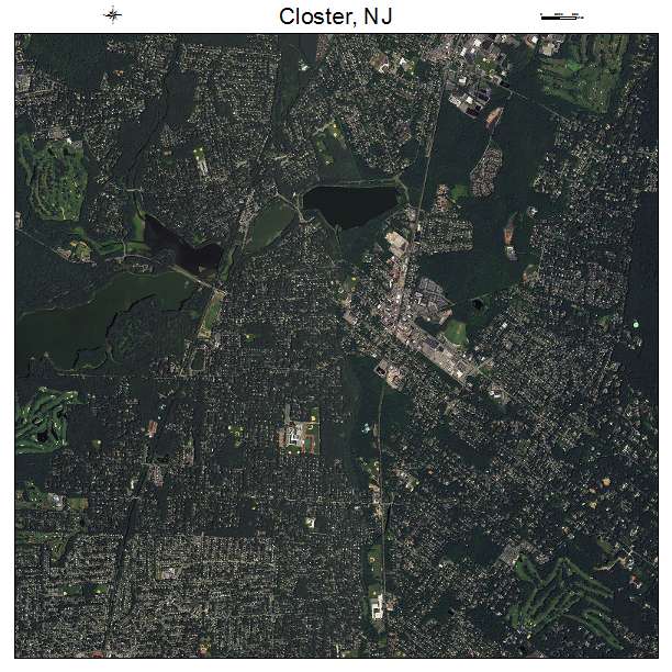 Closter, NJ air photo map