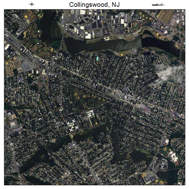Collingswood, NJ air photo map
