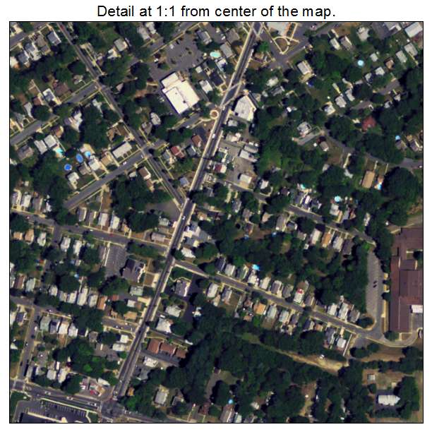 Barrington, New Jersey aerial imagery detail