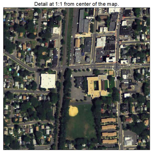 Bergenfield, New Jersey aerial imagery detail