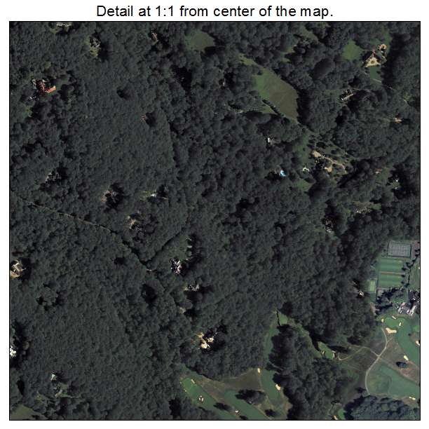 Bernardsville, New Jersey aerial imagery detail