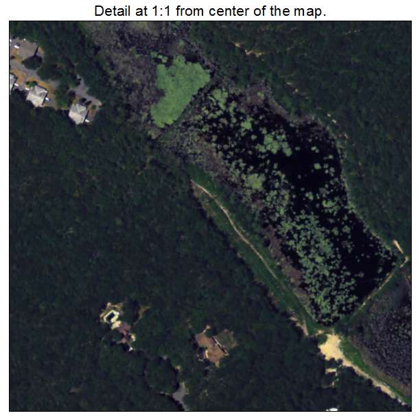 Cedar Glen West, New Jersey aerial imagery detail