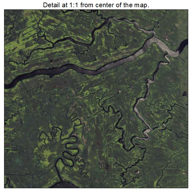 Corbin City, New Jersey aerial imagery detail