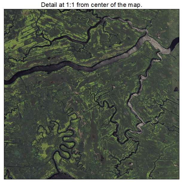 Corbin City, New Jersey aerial imagery detail