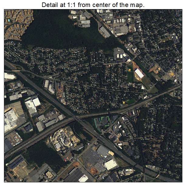 Edison, New Jersey aerial imagery detail