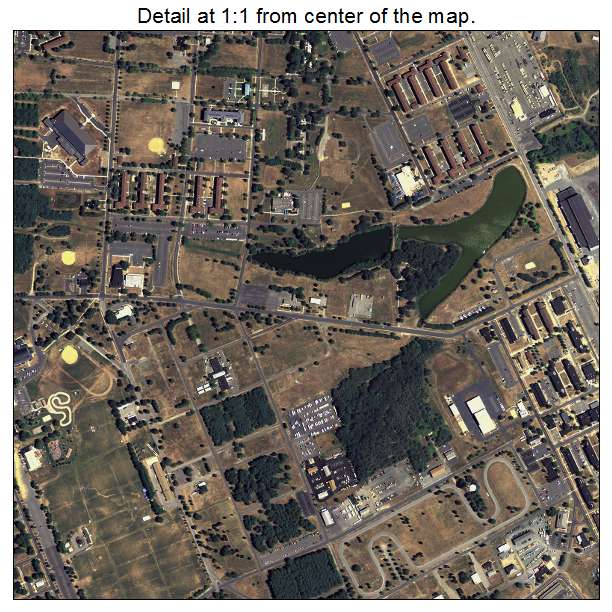 Fort Dix, New Jersey aerial imagery detail
