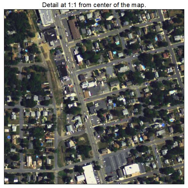Glendora, New Jersey aerial imagery detail