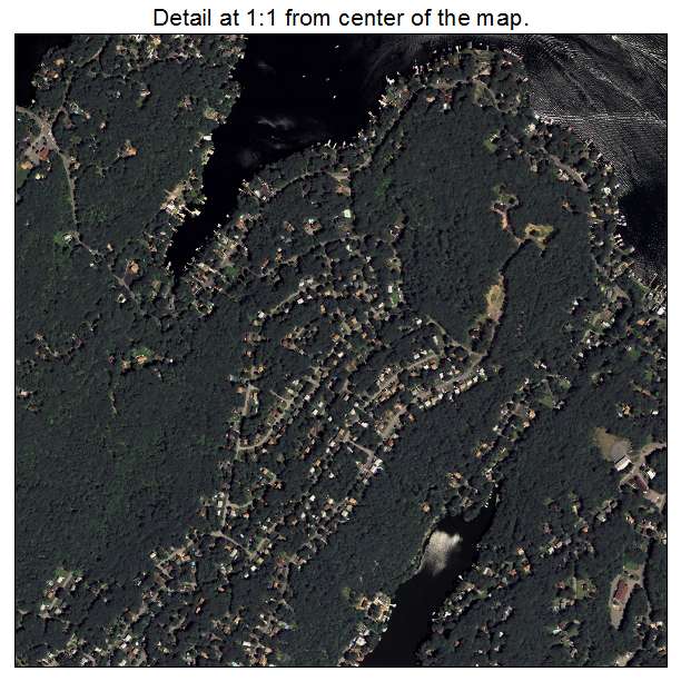 Hopatcong, New Jersey aerial imagery detail