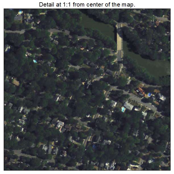 Interlaken, New Jersey aerial imagery detail
