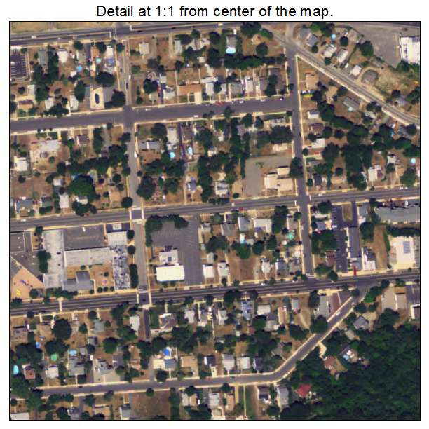 Lakehurst, New Jersey aerial imagery detail