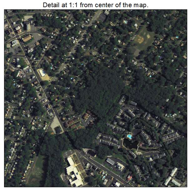 Lindenwold, New Jersey aerial imagery detail