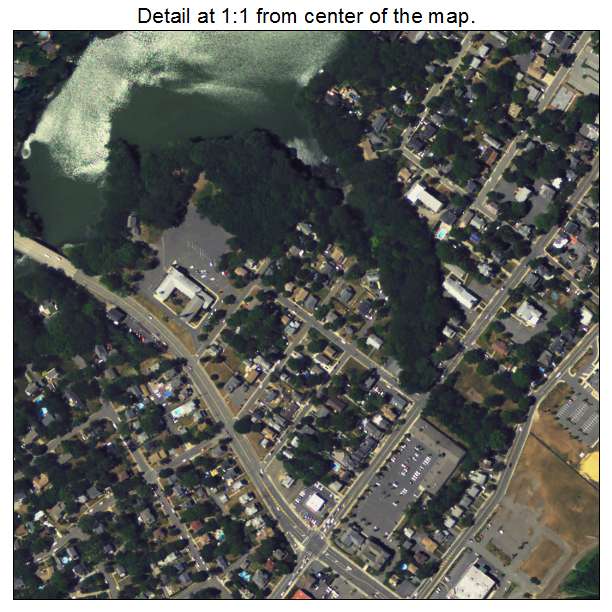 Matawan, New Jersey aerial imagery detail