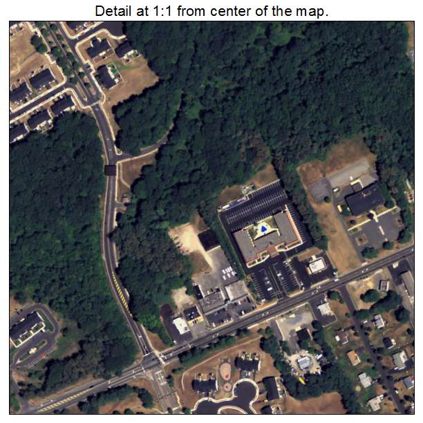 McGuire AFB, New Jersey aerial imagery detail