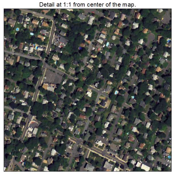 Northvale, New Jersey aerial imagery detail