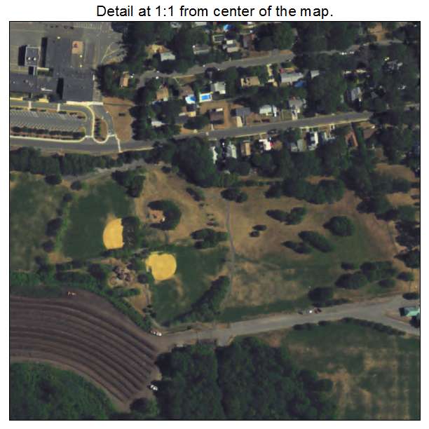 Oakhurst, New Jersey aerial imagery detail