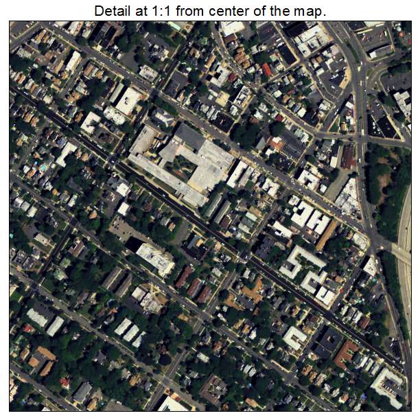 Passaic, New Jersey aerial imagery detail