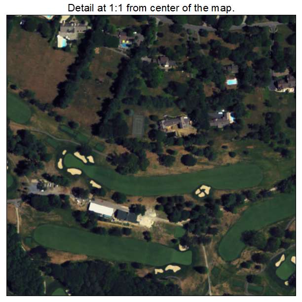 Tavistock, New Jersey aerial imagery detail
