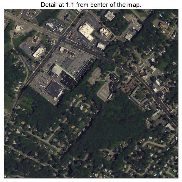 West Caldwell, New Jersey aerial imagery detail