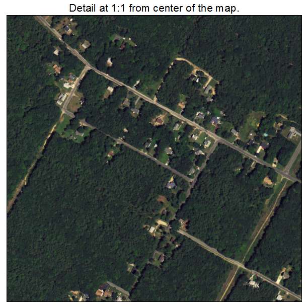 Whitesboro Burleigh, New Jersey aerial imagery detail