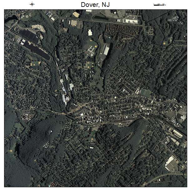 Dover, NJ air photo map