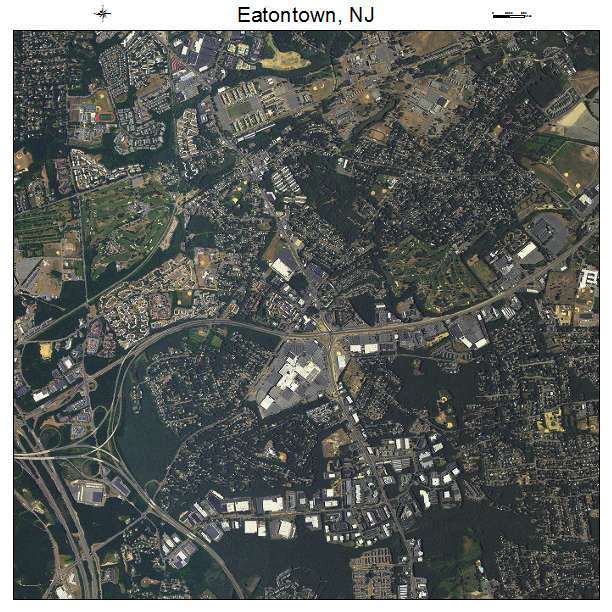 Eatontown, NJ air photo map