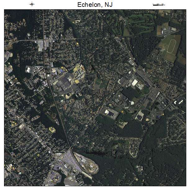 Echelon, NJ air photo map