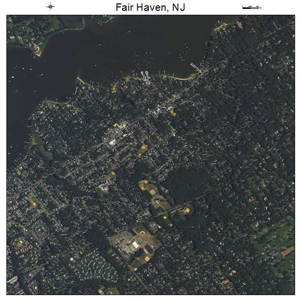 Fair Haven, NJ air photo map