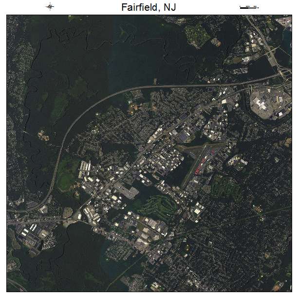 Fairfield, NJ air photo map
