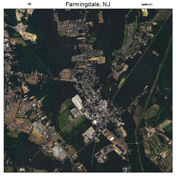Farmingdale, NJ air photo map
