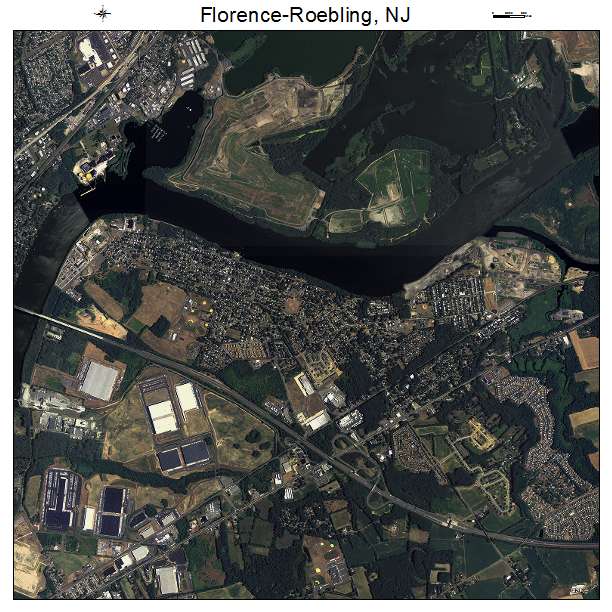 Florence Roebling, NJ air photo map