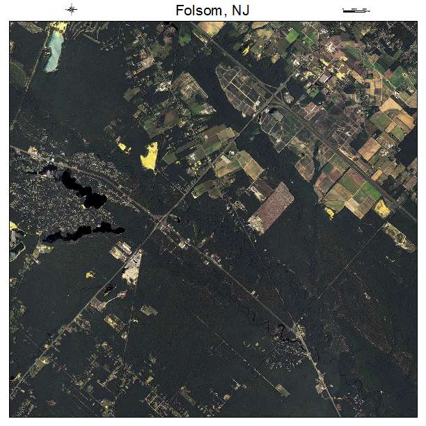 Folsom, NJ air photo map
