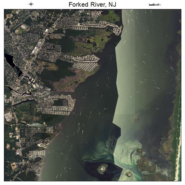 Forked River, NJ air photo map