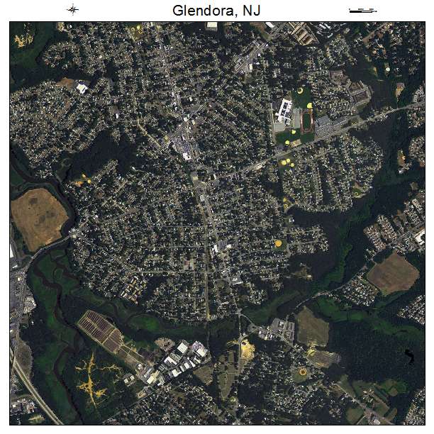 Glendora, NJ air photo map