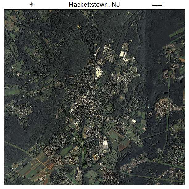 Hackettstown, NJ air photo map